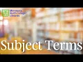 Subject Terms