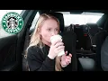 trying STARBUCKS medicine ball tea honey citrus mint tea