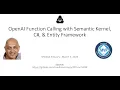 OpenAI Function Calling with Semantic Kernel C Entity Framework