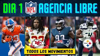 Día 1: Agencia Libre - TODOS los Movimientos | NFL 2025