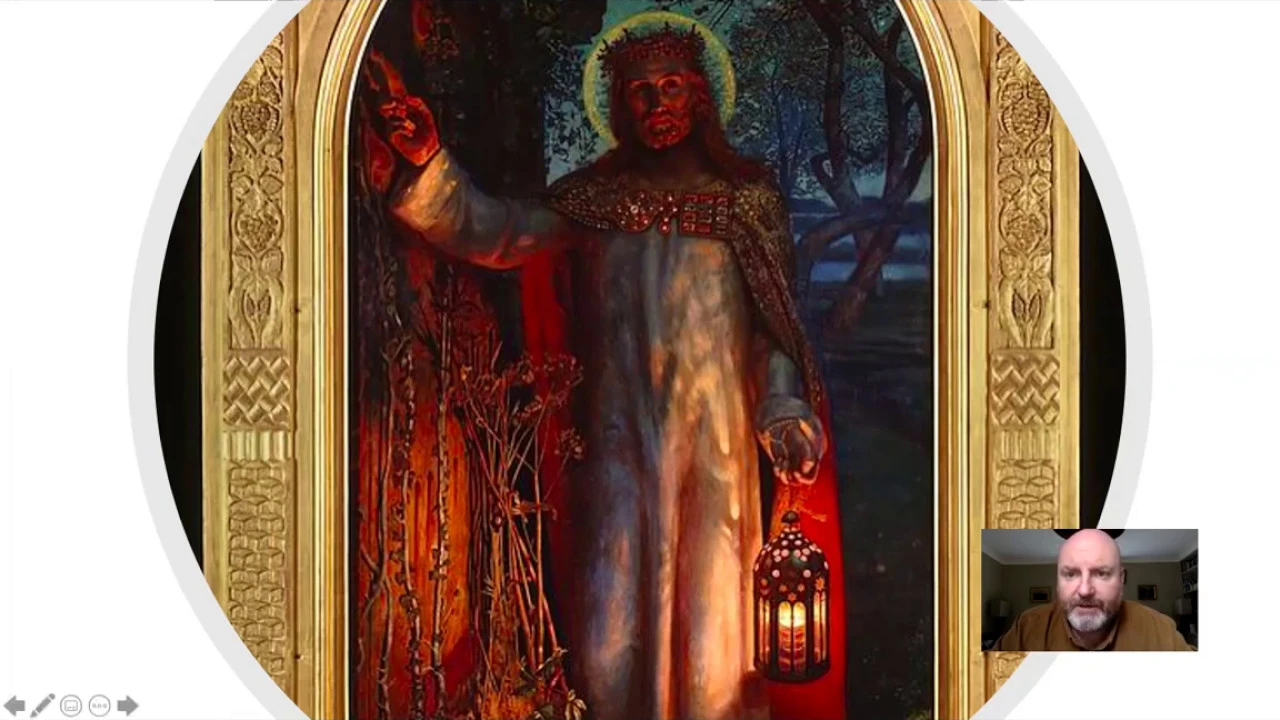 4 Minute Art Attack  "The Light of the World"  Holman Hunt
