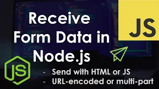Receive Form Data in Node js with and without files Node js Tutorial