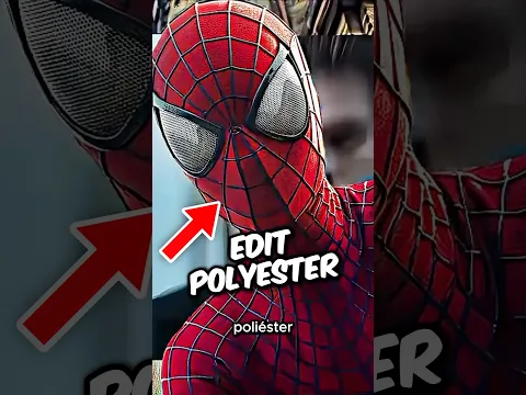 O QUE É EDIT POLIÉSTER? 💀 #polyester #spiderman #meme #trend
