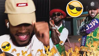 this fireee davido x chris brown blow my mind reaction video