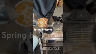 Spring blossom original latte art