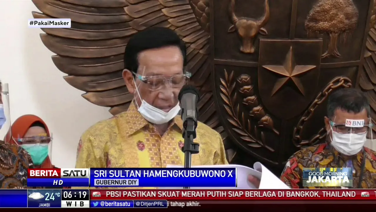 Kasus Positif Covid-19 di Daerah Istimewa Yogyakarta Meningkat. 