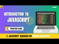 Introduction To JavaScript in Hindi JavaScript For Frontend Developer JavaScript Tutorial