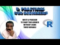 HOW TO SWAP TWO NUMBER WITHOUT USING THIRD VARIABLE R Example Tamil Software