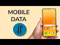 How To Enable Disable Mobile Data On Android Phone