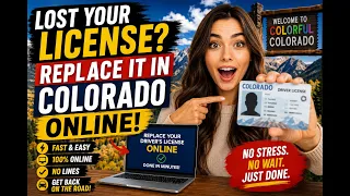 How to replace a lost driver s license in Colorado online