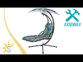 Sunnydaze Floating Chaise Lounge Chair with Umbrella - Color Options