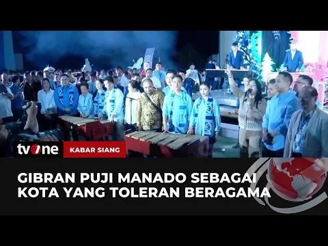 Gibran Hadiri Perayaan Natal di Manado
