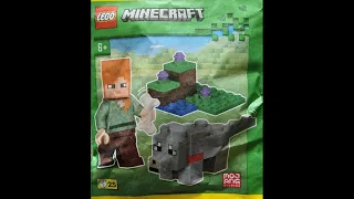 LEGO Instructions | Minecraft | 662404 | Alex and Wolf | Magazine Gift
