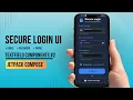 Secure Login Form UI TextField Components Jetpack Compose Material 3