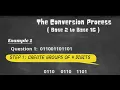 Convert base 2 to base 16 without base 10