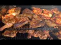 Smoked BBQ chicken on the Masterbuilt Gravity 560