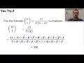 Binomial Coefficient Formula
