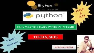 Tuple and SETS in Python Python Tutorial for Beginners