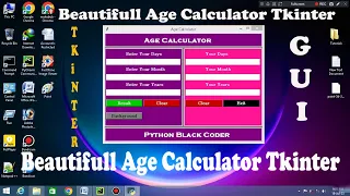 Age Calculator Tkinter