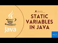 Static variables in Java