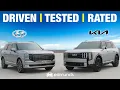 2027 Kia Telluride Hybrid vs Hyundai Palisade Hybrid The Best 3-Row SUVs