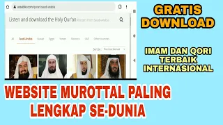 website murottal paling lengkap se dunia gratis download