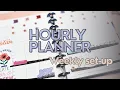 Hourly Planner Set up bohemian brights but make it functional