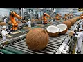 Lagu Inside a Modern Coconut Factory: From Raw Coconuts to Coconut Milk \u0026 Coconut Cream