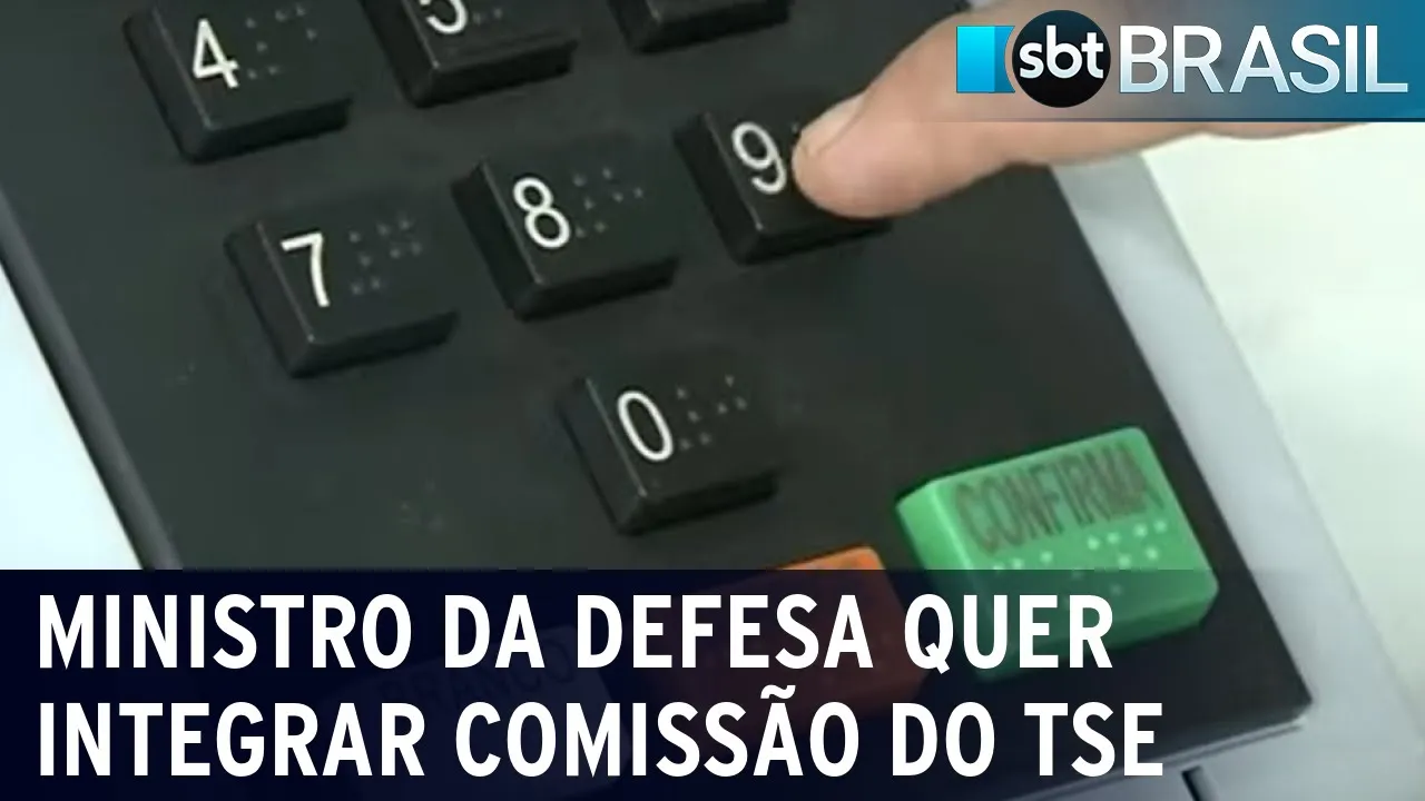 Ministro da Defesa quer integrar Comissão de Transparência do TSE | SBT Brasil (09/05/22)