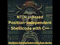 Generating Position Independent Shellcode using C Malware Development Series