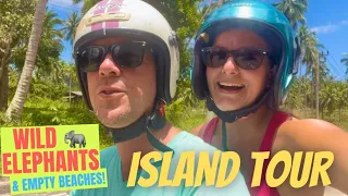 🌴Koh Phangan 2022 – Island Tour!🛵| WILD Elephants, Talking Birds & CHEAP BEERS🍻 EP62