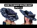 Download Lagu How to Make a Boater Hat (Part 1) #boaterhat #turban #headwear