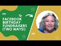 Facebook Birt ay fundraiser