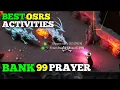 TOP 6 OSRS Banking Prayer XP Activities for 99