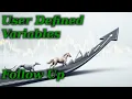 User Defined Variables - Follow Up