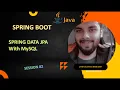 Session 82 - Spring Data JPA with MySQL