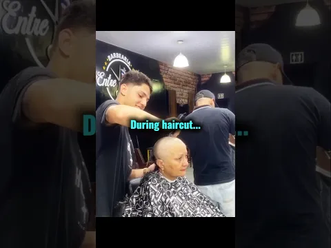 Barbers Cut Their Own Hair to Support Her ❤️