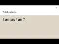 Canvas Tan color hex color - Yellow color