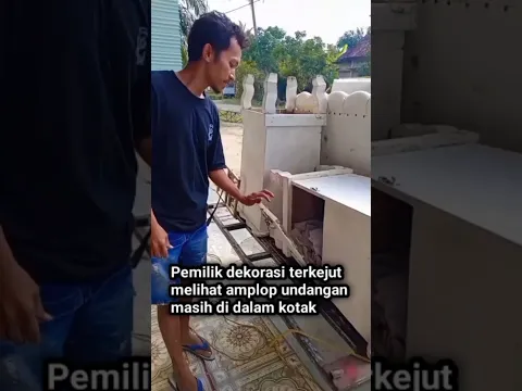 Pemilik dekorasi temukan amplop yang tertinggal di kotak dekorasi#shortvideo#shorts#short#viral
