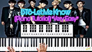 Download BTS-Let Me Know (Piano Tutorial) *Very Easy* MP3