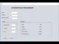 Demo Java NetBeans Menghitung Nilai Rata-rata Mahasiswa dengan Mudah