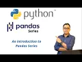 Pandas Series An introduction to Python Pandas