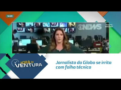 Download MP3 Jornalista da Globo se irrita com falha técnica e ameaça deixar jornal