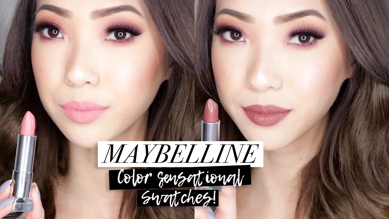 Maybelline Superstay Matte Ink Liquid Lipstick Lip Swatches Pink Edition || Best Drugstore Makeup. 