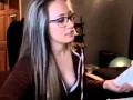 Amateur girl on webcam cute face beautiful eyes 67
