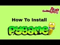 How To Install PyGame
