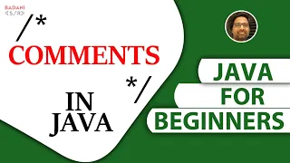 Java Tutorial for Beginners in Hindi Comments in Java