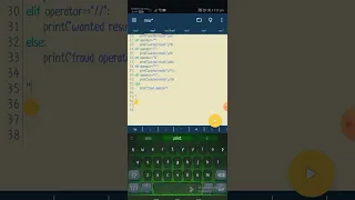 making simple calculator using elif in python