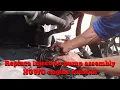 Replace injection pump assembly HOWO engine tutorial
