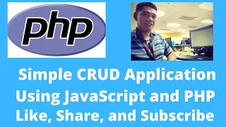 Simple CRUD Application Using JavaScript and PHP